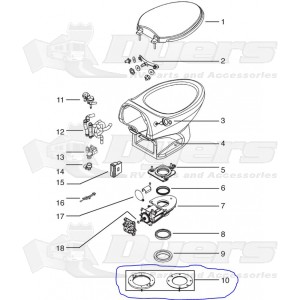 Thetford Toilet Flange Spacer Kit - Dometic, Sealand & Thetford ... Thetford Toilet Flange Spacer Kit - Dometic, Sealand & Thetford ...