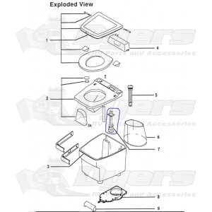 thetford electra magic toilet permanent flush rv pump replacement