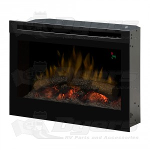 Dimplex 25" Plug In LED Electric Fireplace Insert with On ...