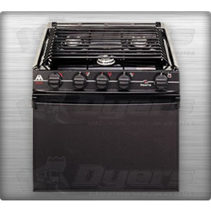 Atwood Wedgewood Black 3-Burner 21" Range - Ranges - Ranges & Cooktops