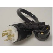 30 Amp Female to 30 Amp Locking 4-Prong Male
