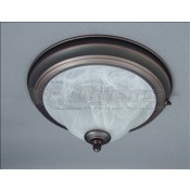 Gustafson Weathered Copper Ceiling Light