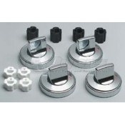 Range Kleen Chrome Replacement Knobs