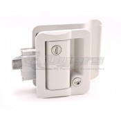 Fastec White Travel Trailer Lock 43610-09-SP 