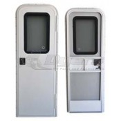 AP Products 24 x 68 Radius Entrance Door RH - White Lock
