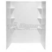 Lyons 40" x 56" Parchment Shower/Tub Surround